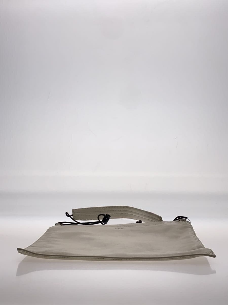 Other Brand Mah L Shoulder Bag Leather CRM Solid 4