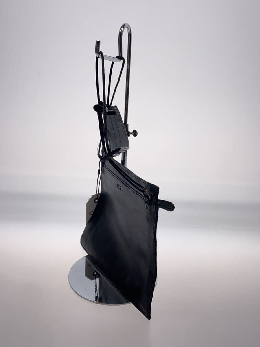 Other Brand Mah L Shoulder Bag Leather BLK Solid 2