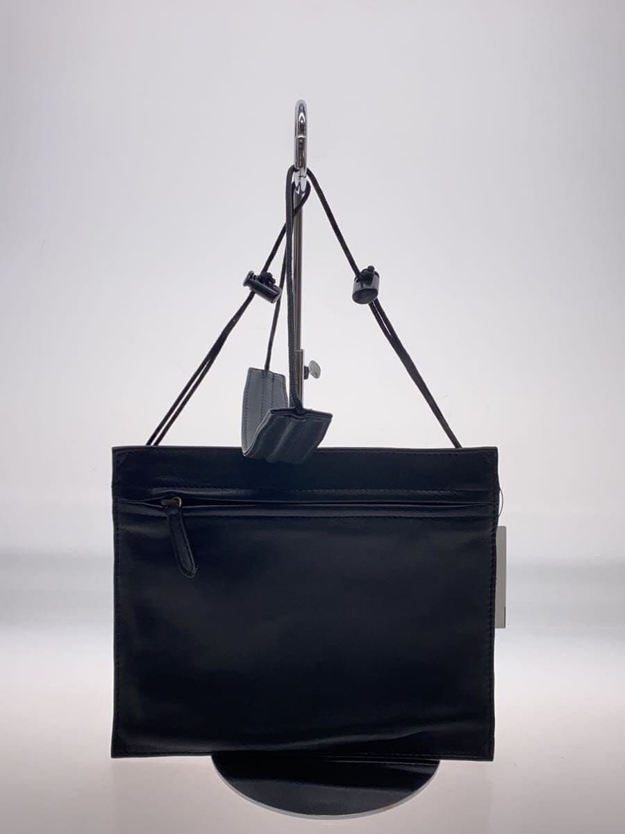 Other Brand Mah L Shoulder Bag Leather BLK Solid 3