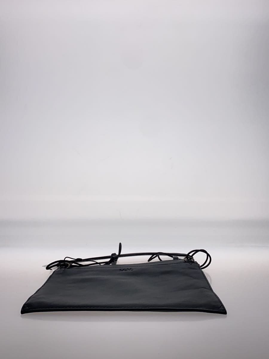 Other Brand Mah L Shoulder Bag Leather BLK Solid 4