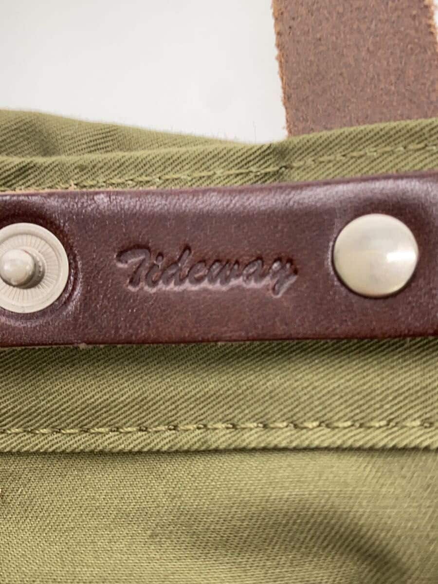 Other Brand 7ideway Shoulder Bag Cotton GRN Solid 5