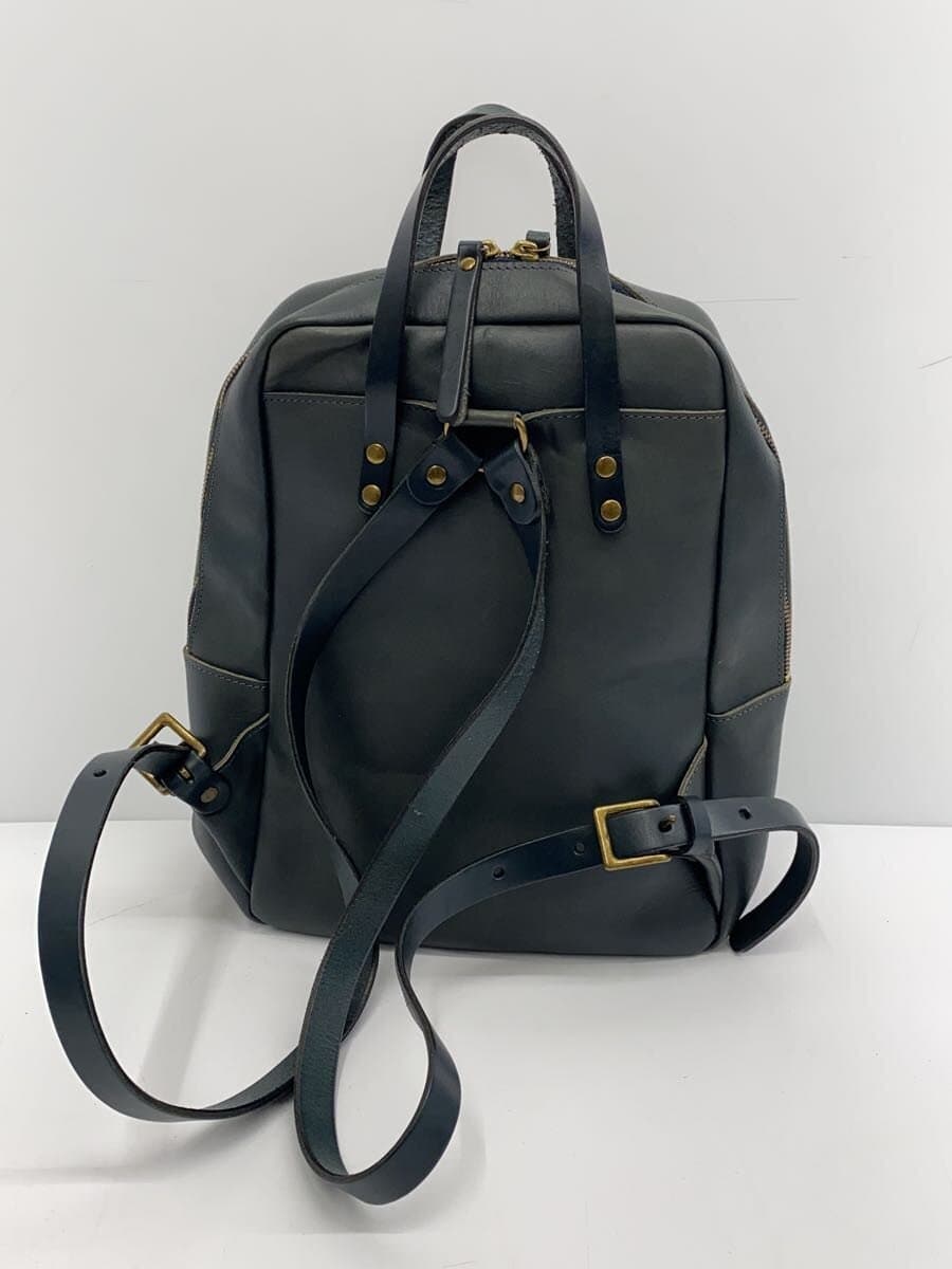 Other Brand Backpack Leather GRN Solid Made in Japan 3