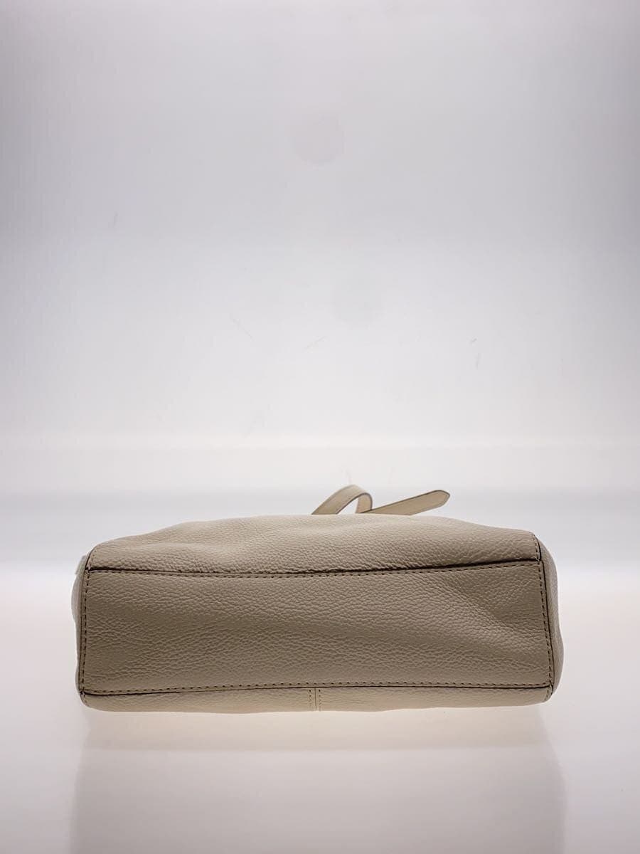 COACH Handbag_All Leather Leather CRM Solid 4