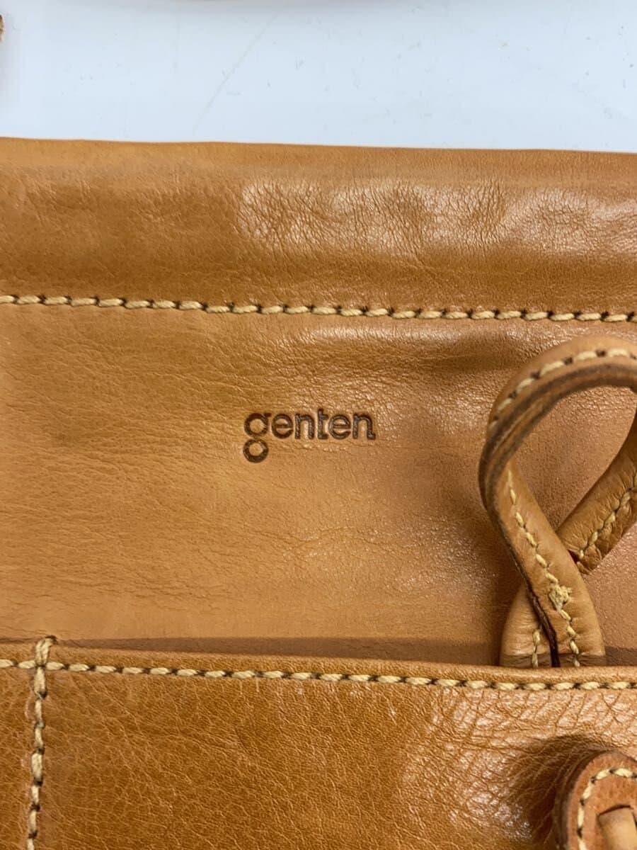 GENTEN Shoulder Bag Leather BRW Solid Sacoche 5