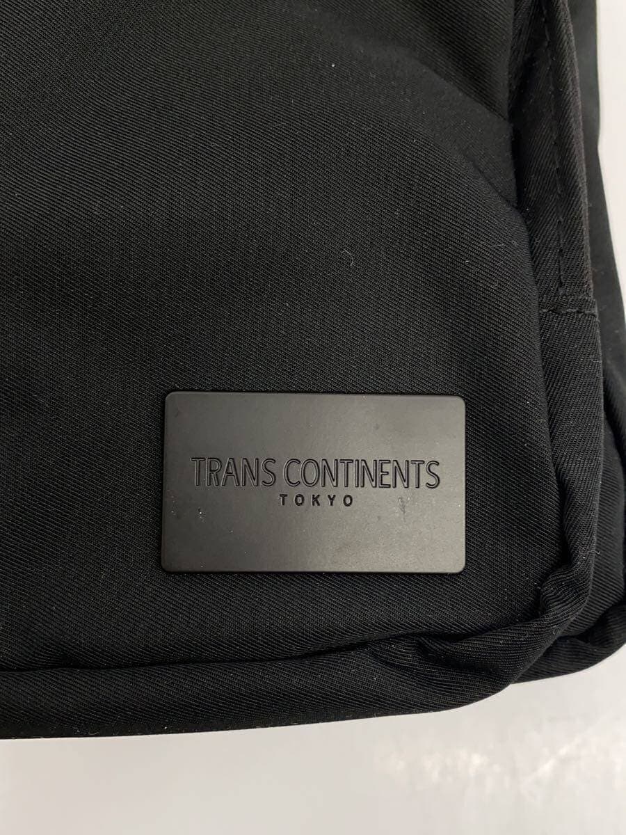 TRANS CONTINENTS Shoulder Bag Nylon BLK Solid 5