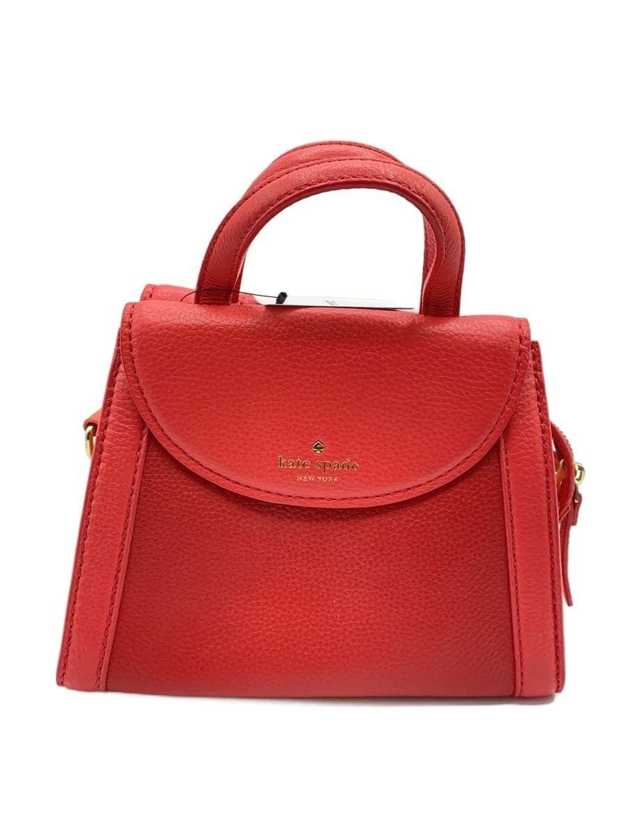kate spade new york Handbag Leather RED PXRU6469