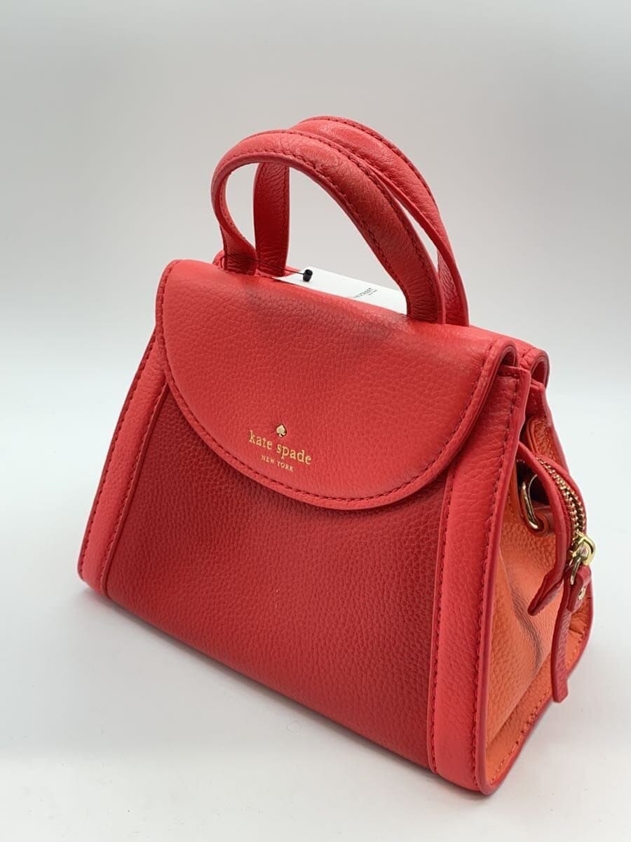 kate spade new york Handbag Leather RED PXRU6469 2