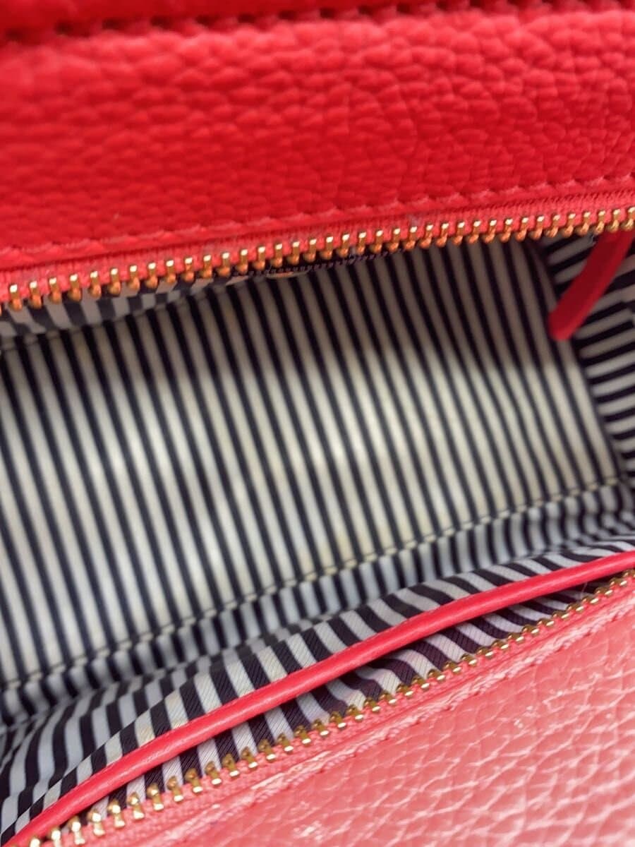 kate spade new york Handbag Leather RED PXRU6469 5