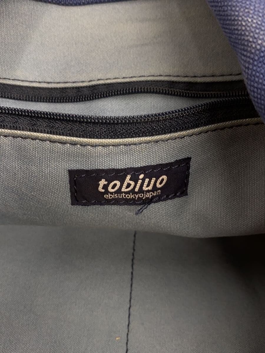 tobiuo Tote Bag Cotton NVY Solid 8