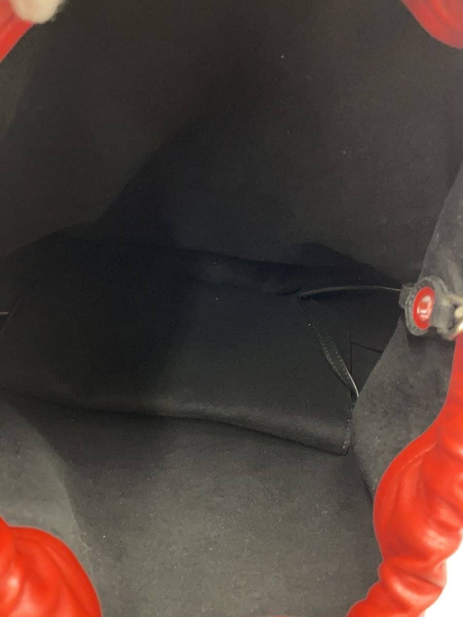 SAINT LAURENT Teddy Drawers Ring Shoulder Bag Shoulder Bag Leather RED MAL538447 6