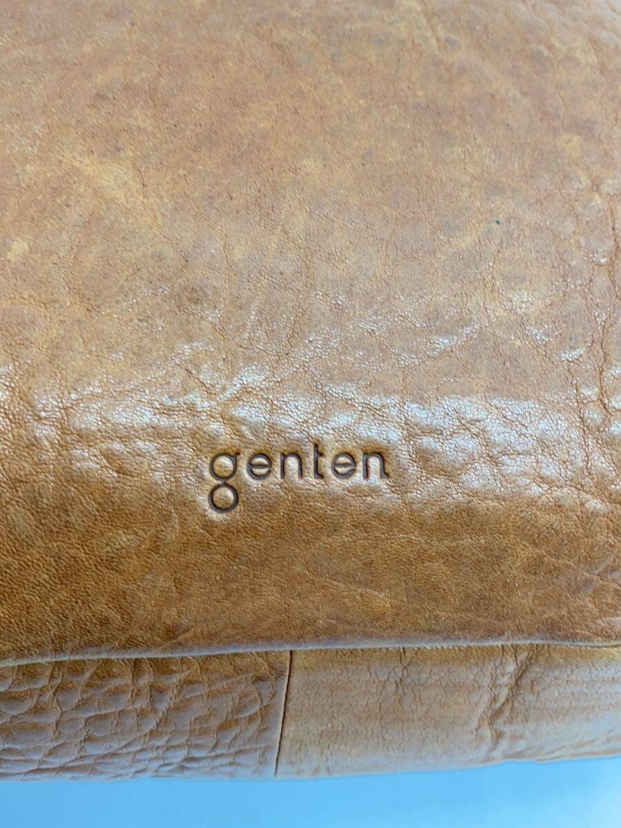 GENTEN Shoulder Bag Leather BRW Solid 5