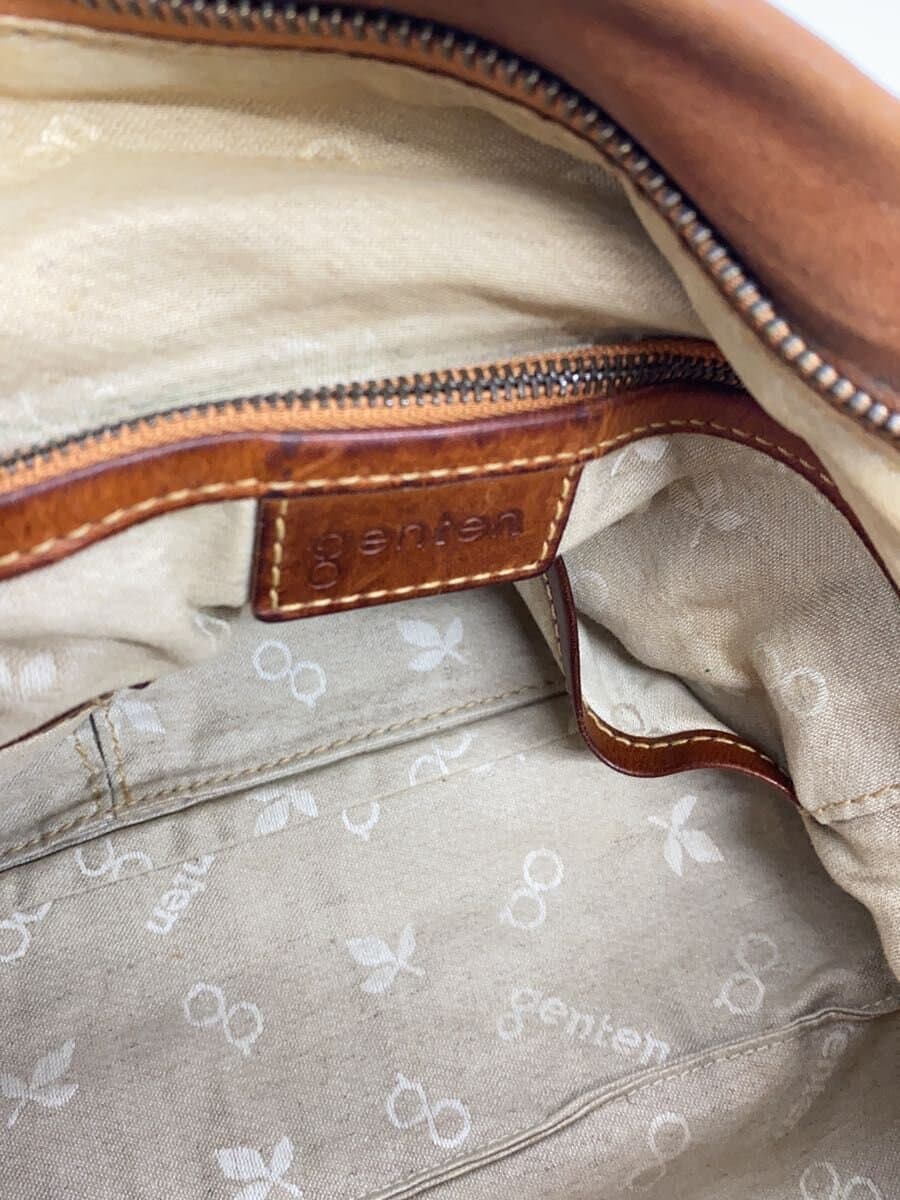 GENTEN Shoulder Bag Leather BRW Solid 7