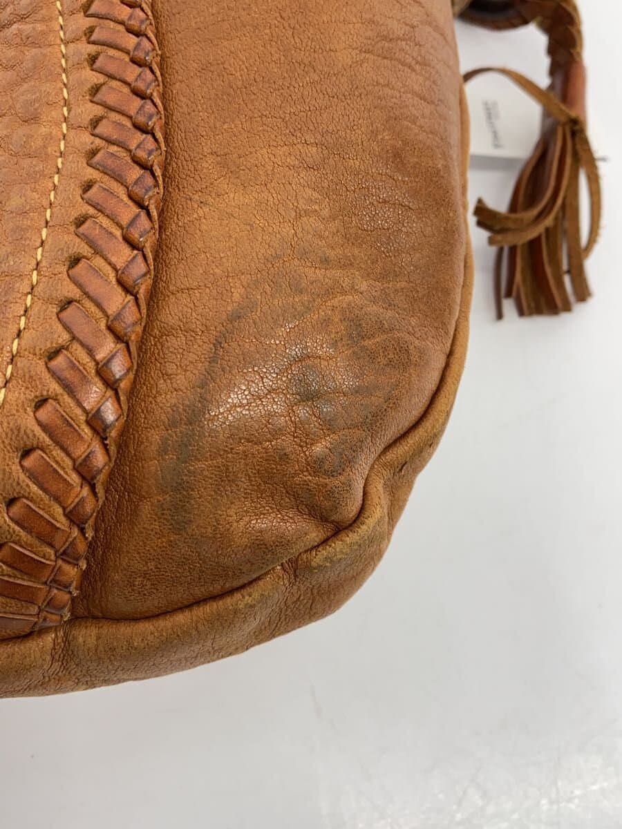 GENTEN Shoulder Bag Leather BRW Solid 8