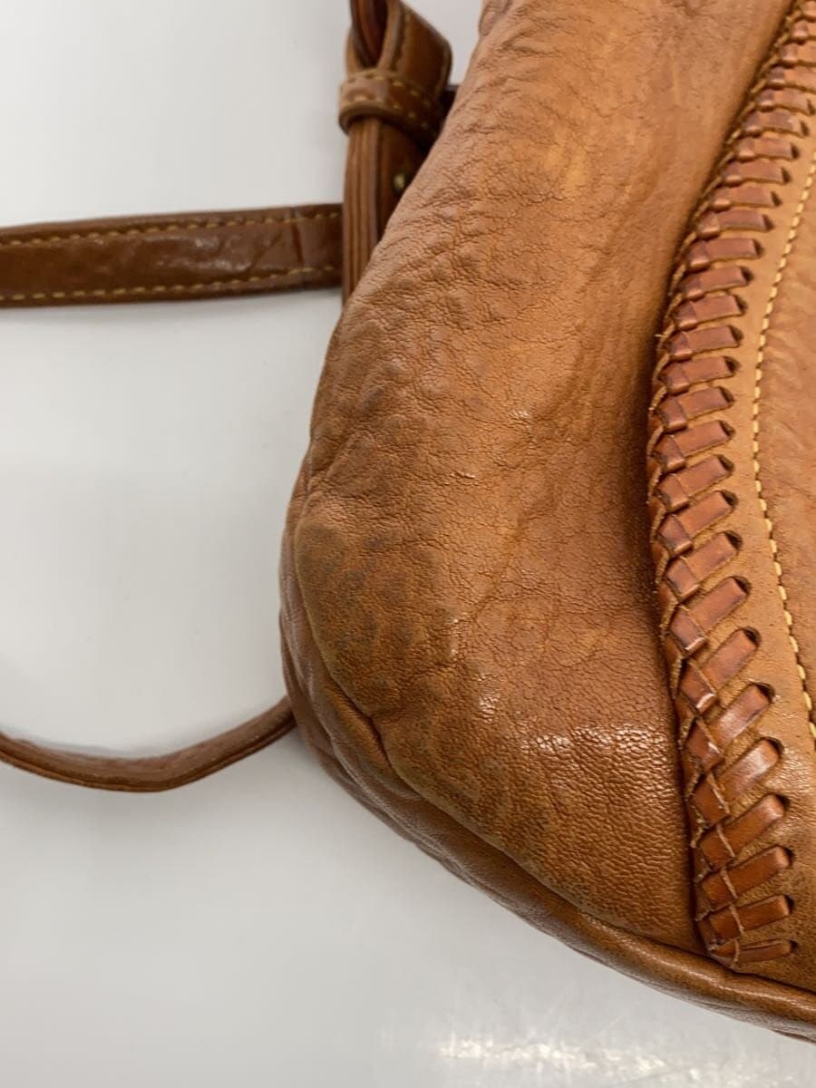 GENTEN Shoulder Bag Leather BRW Solid 9