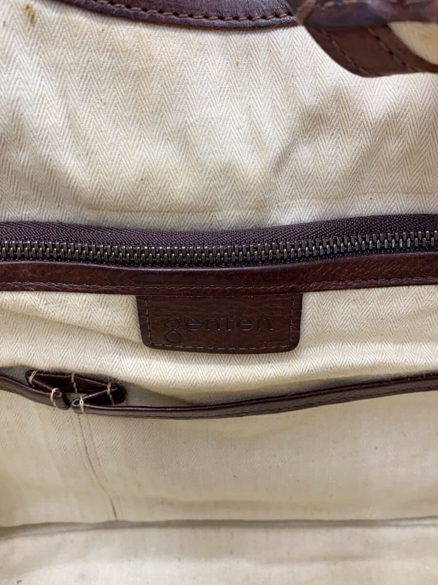GENTEN Bag Leather BRW Solid 7