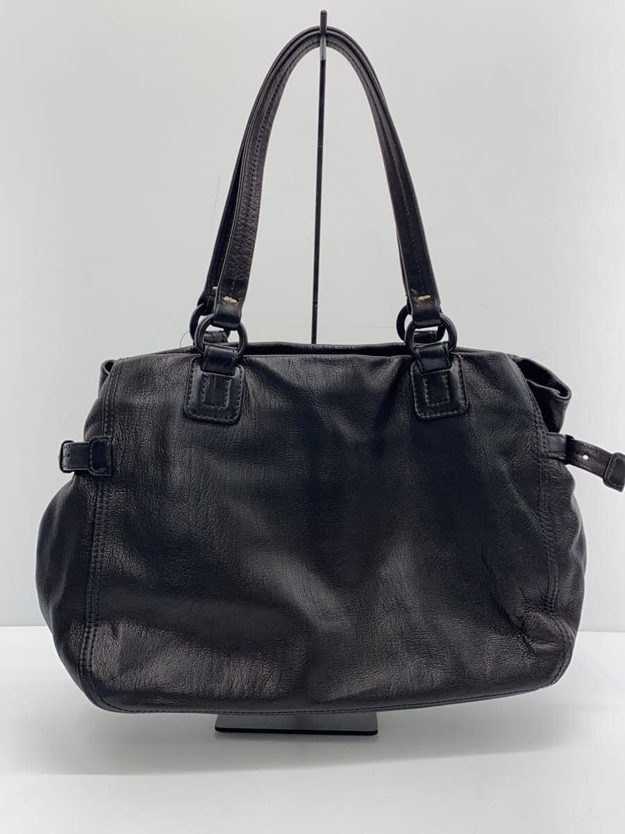 GENTEN Bag Leather BLK Solid 3