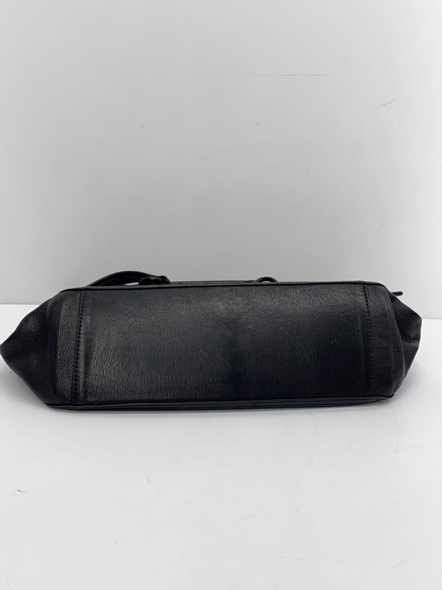GENTEN Bag Leather BLK Solid 4