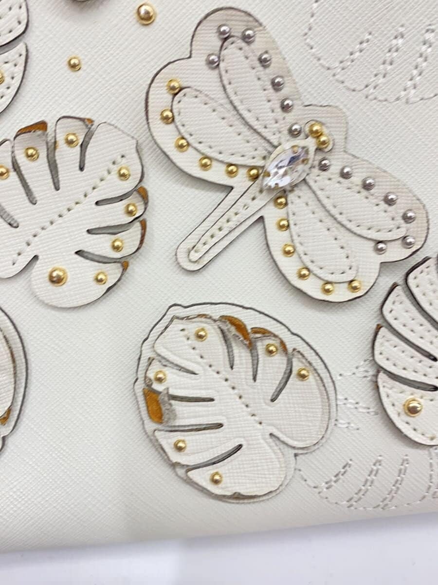 MICHAEL KORS Shoulder Bag Leather WHT 9