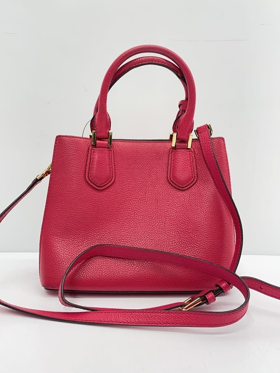 MICHAEL KORS Shoulder Bag Leather RED Solid NB-1805 3