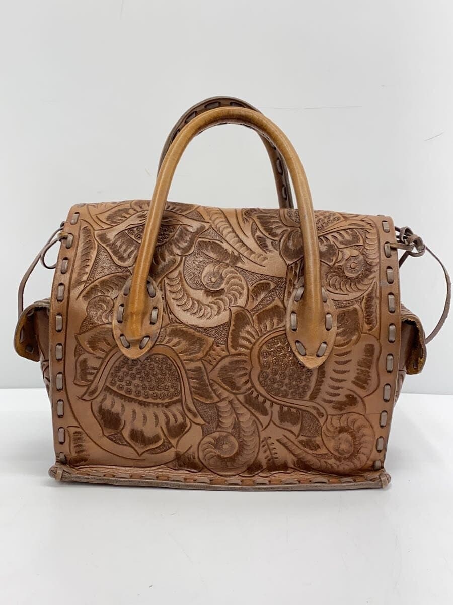 GRACE CONTINENTAL Handbag Leather BRW 3