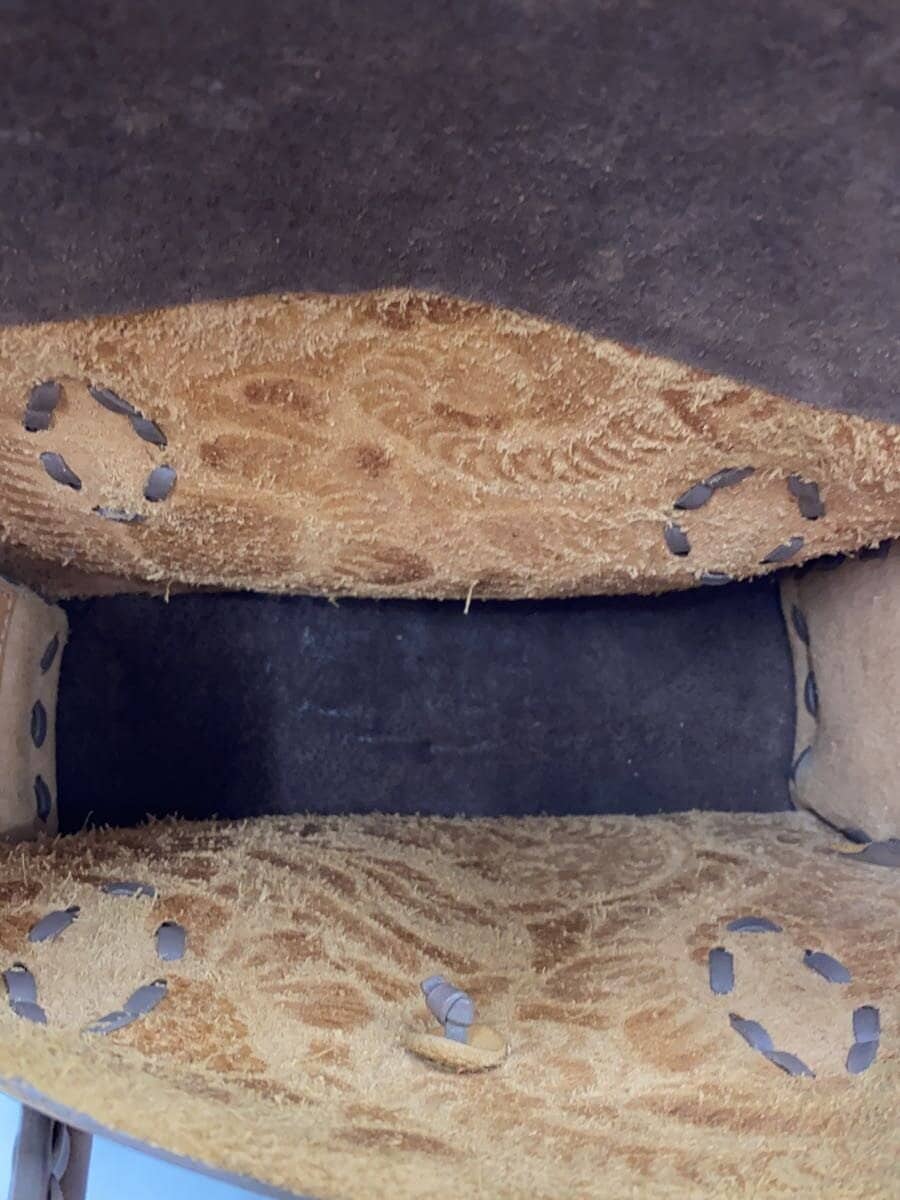 GRACE CONTINENTAL Handbag Leather BRW 5