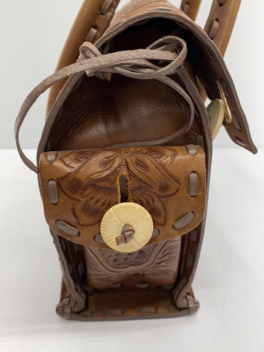 GRACE CONTINENTAL Handbag Leather BRW 6