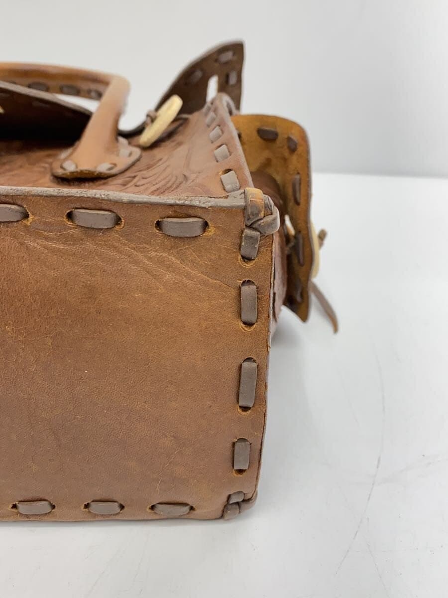 GRACE CONTINENTAL Handbag Leather BRW 8