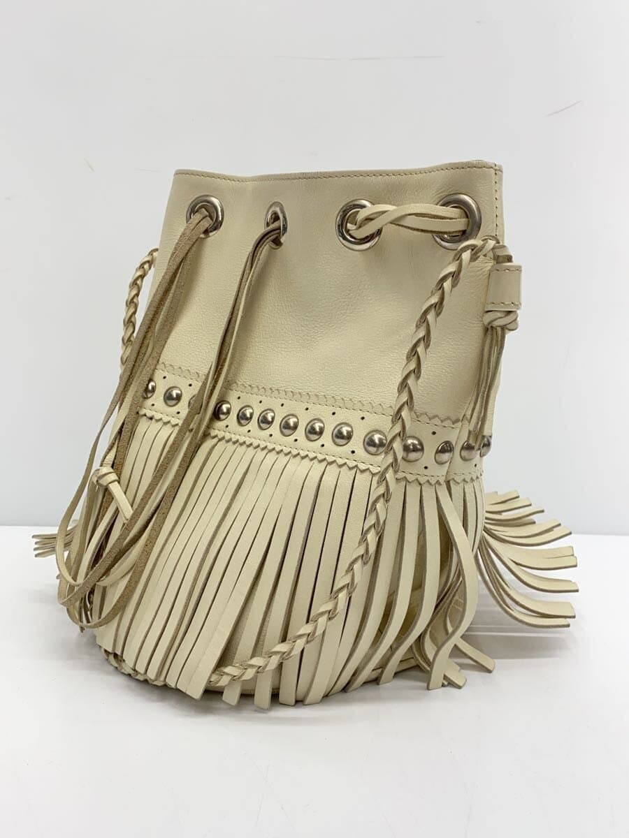 J&M DAVIDSONCARNIVAL M WITH STUDS Handbag Leather BEG 2