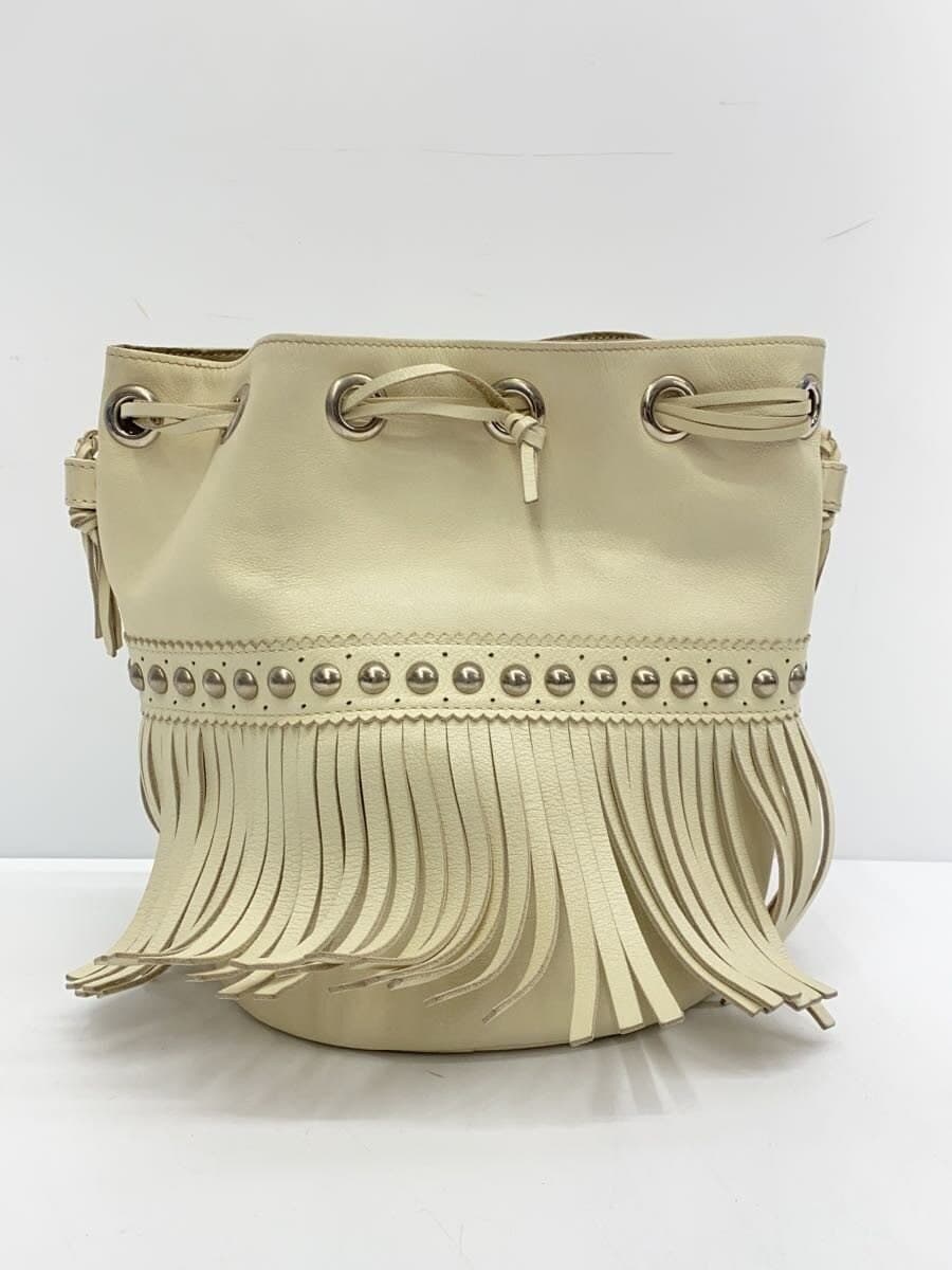 J&M DAVIDSONCARNIVAL M WITH STUDS Handbag Leather BEG 3