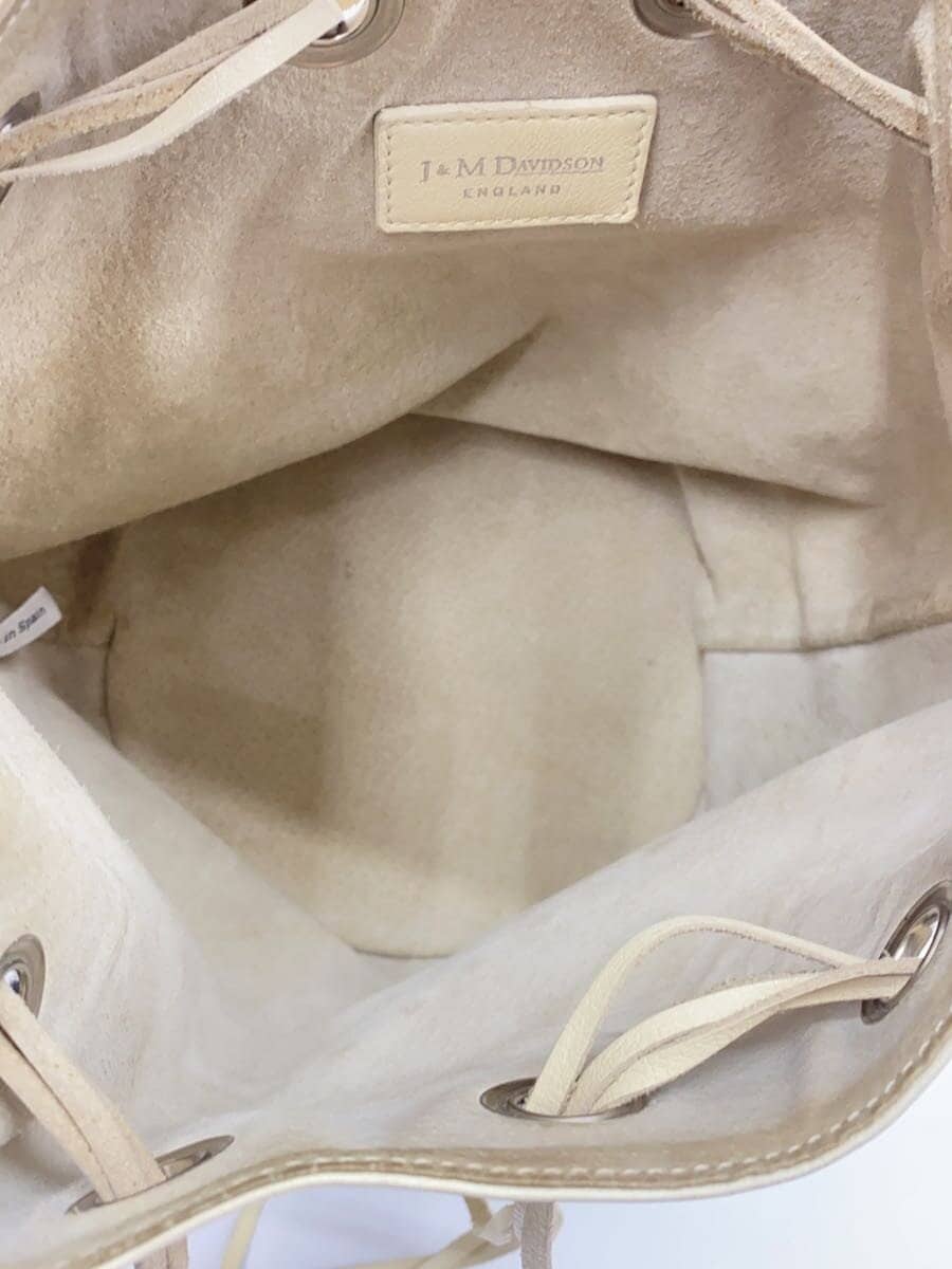 J&M DAVIDSONCARNIVAL M WITH STUDS Handbag Leather BEG 6