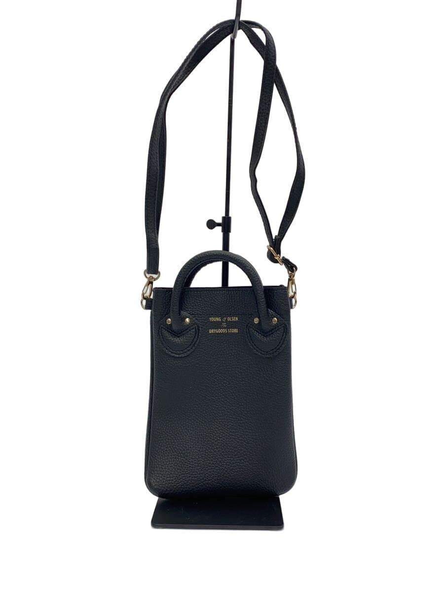 YOUNG & OLSEN Shoulder Bag Leather BLK