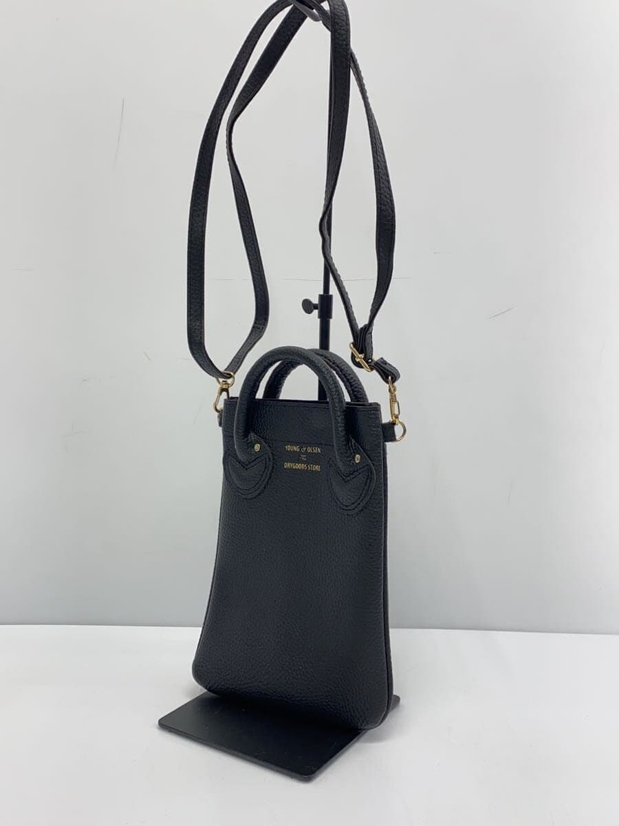 YOUNG & OLSEN Shoulder Bag Leather BLK 2