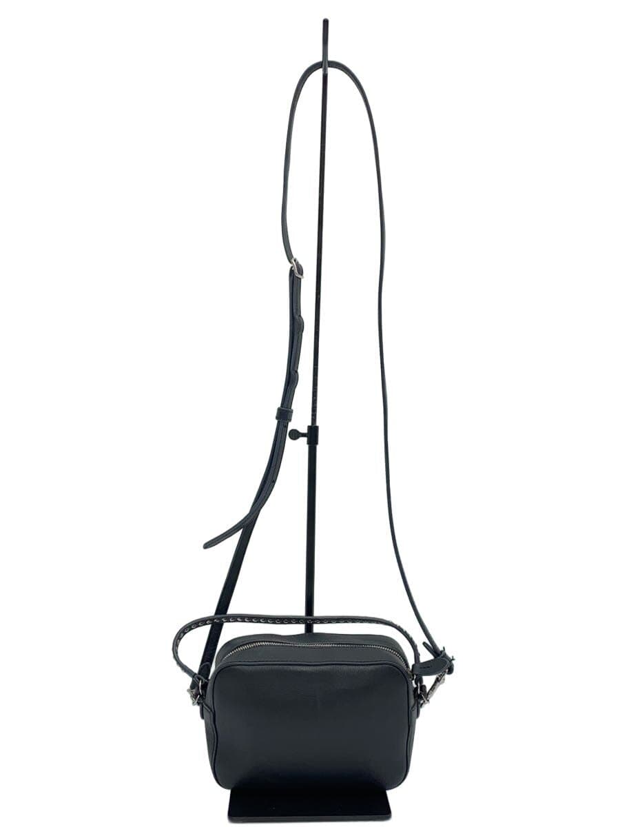 J&M DAVIDSONTOPHANDLEPEBBLEMINI Shoulder Bag Leather BLK Solid 3