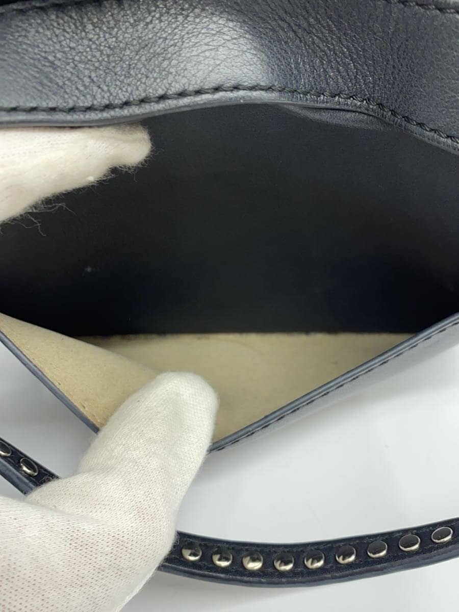 J&M DAVIDSONTOPHANDLEPEBBLEMINI Shoulder Bag Leather BLK Solid 7