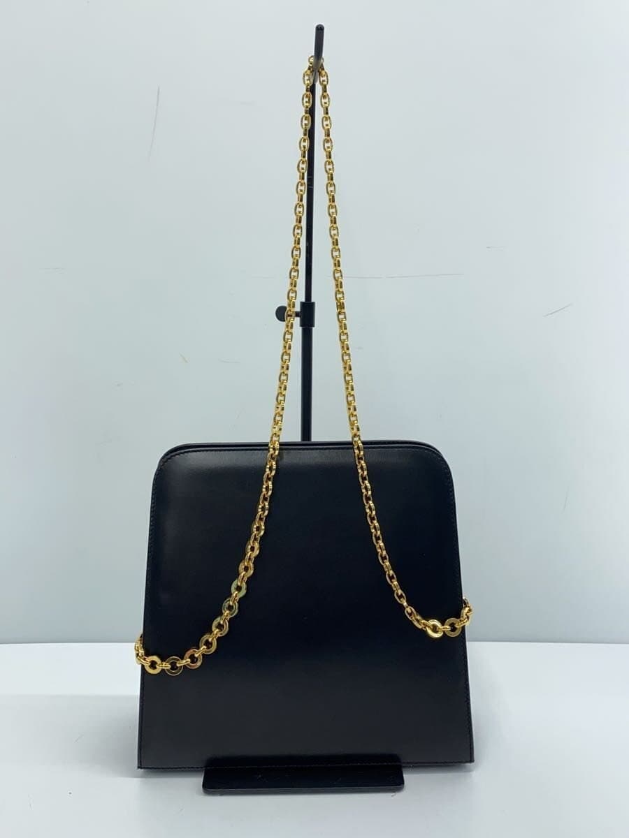 Salvatore Ferragamo shoulder bag leather black plain P215241 3