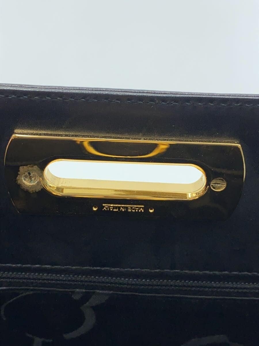 Salvatore Ferragamo shoulder bag leather black plain P215241 8