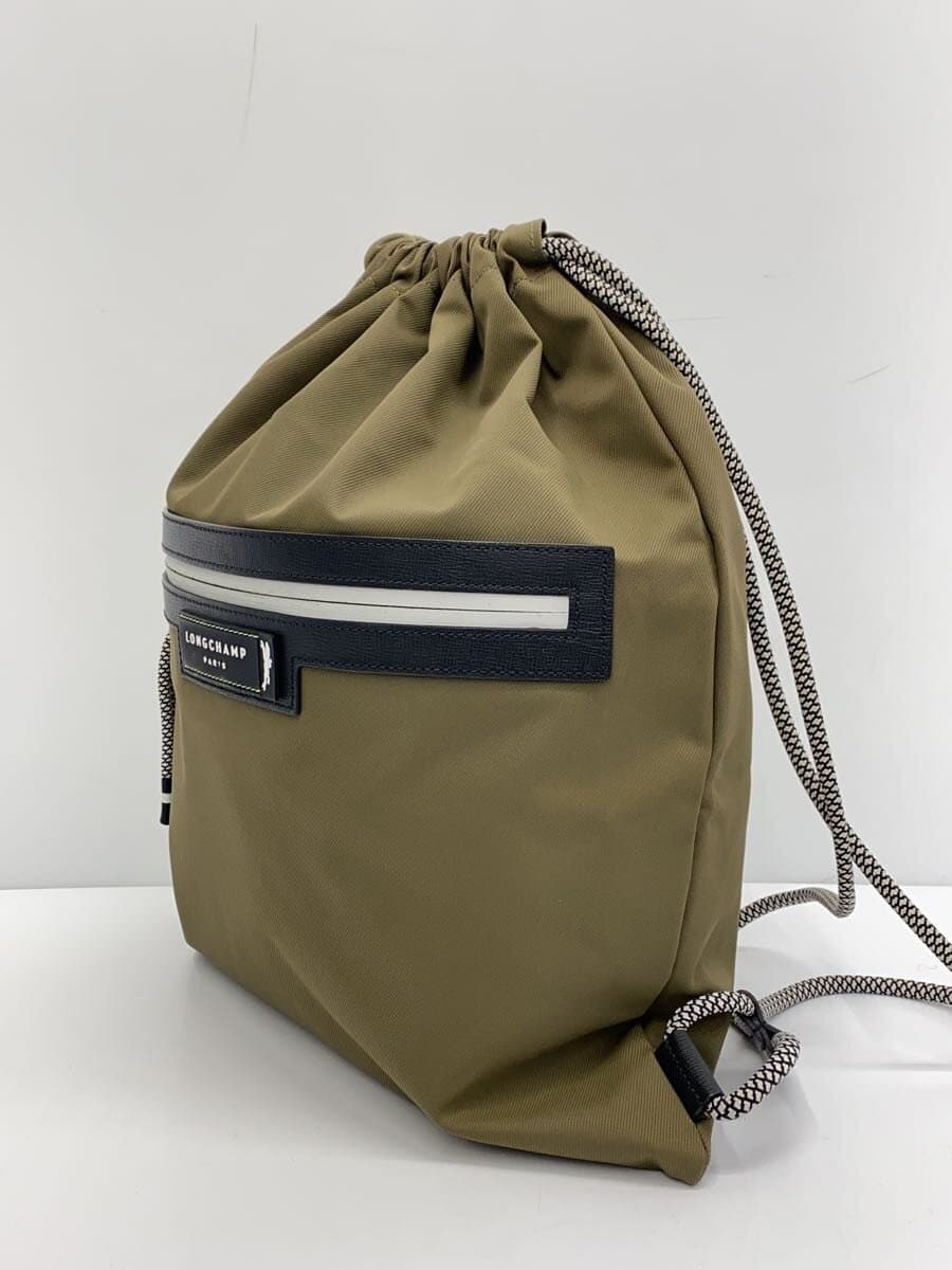 LONGCHAMP Backpack -- Green Solid Color 2