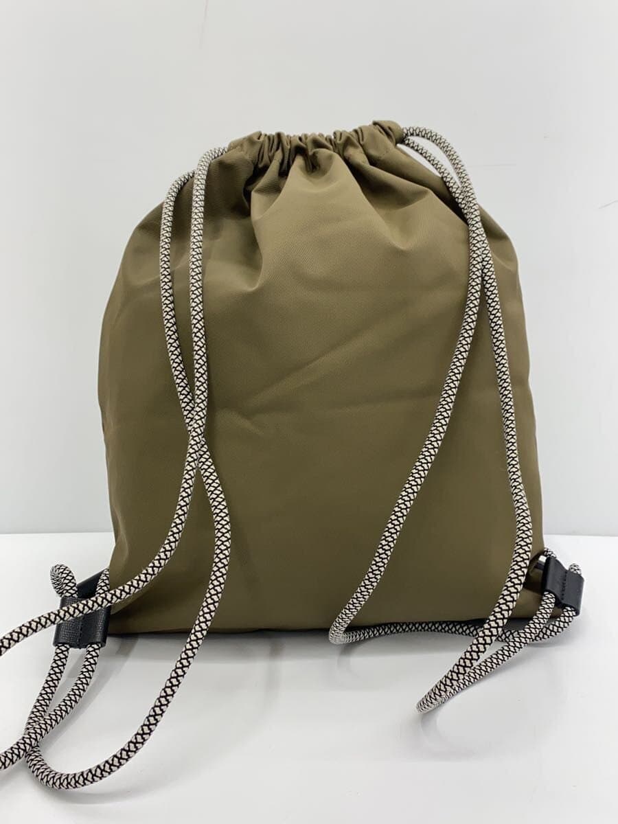 LONGCHAMP Backpack -- Green Solid Color 3