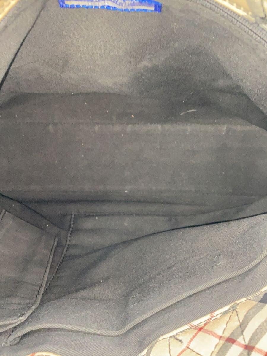 BURBERRY BLUE LABEL Nova Check Switch Tote Bag Nylon BLK ZAE29-501 6