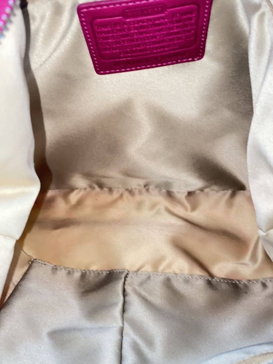 COACH Shoulder Bag BEG All Over Pattern F14891 6