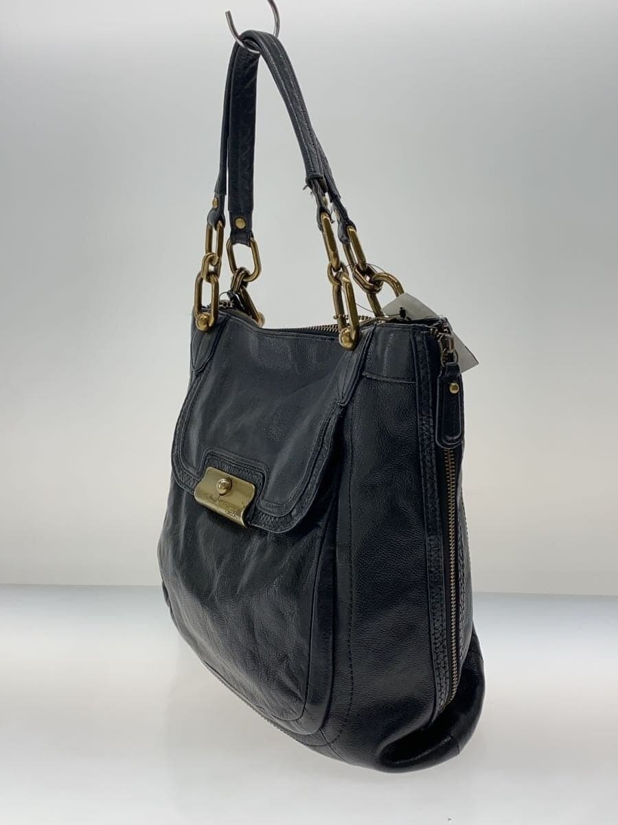 COACH Tote Bag Leather BLK 18289 2