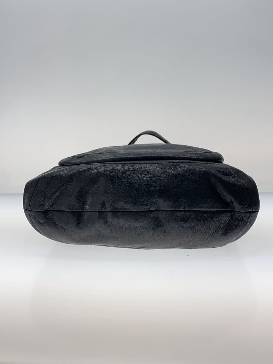 COACH Tote Bag Leather BLK 18289 4