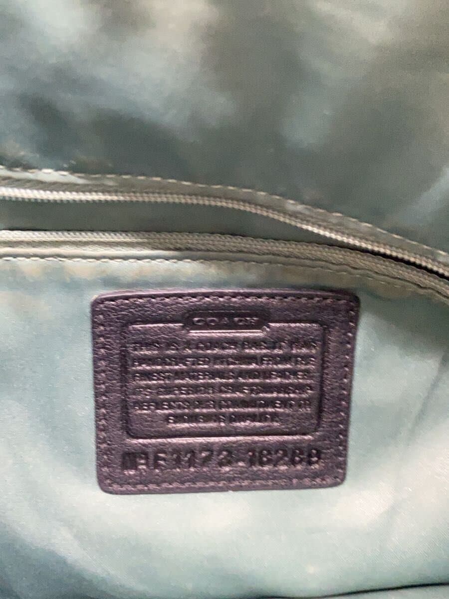 COACH Tote Bag Leather BLK 18289 5