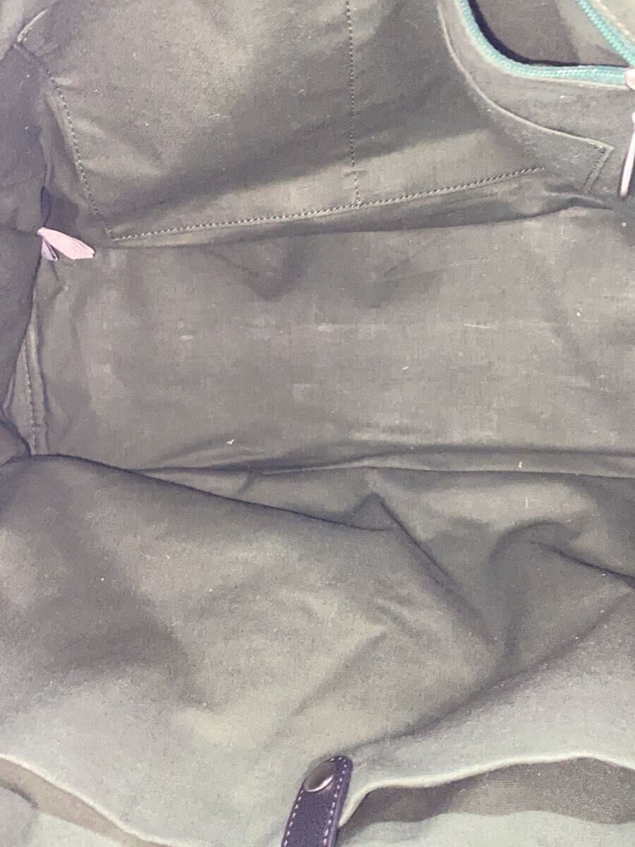 agnes b.2-Way Tote Bag Cotton KHK TAS11-02 6