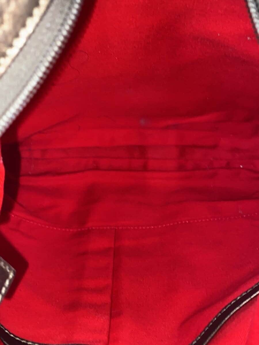 Other Brand Pony Hair Style Flower Handbag BEG 5