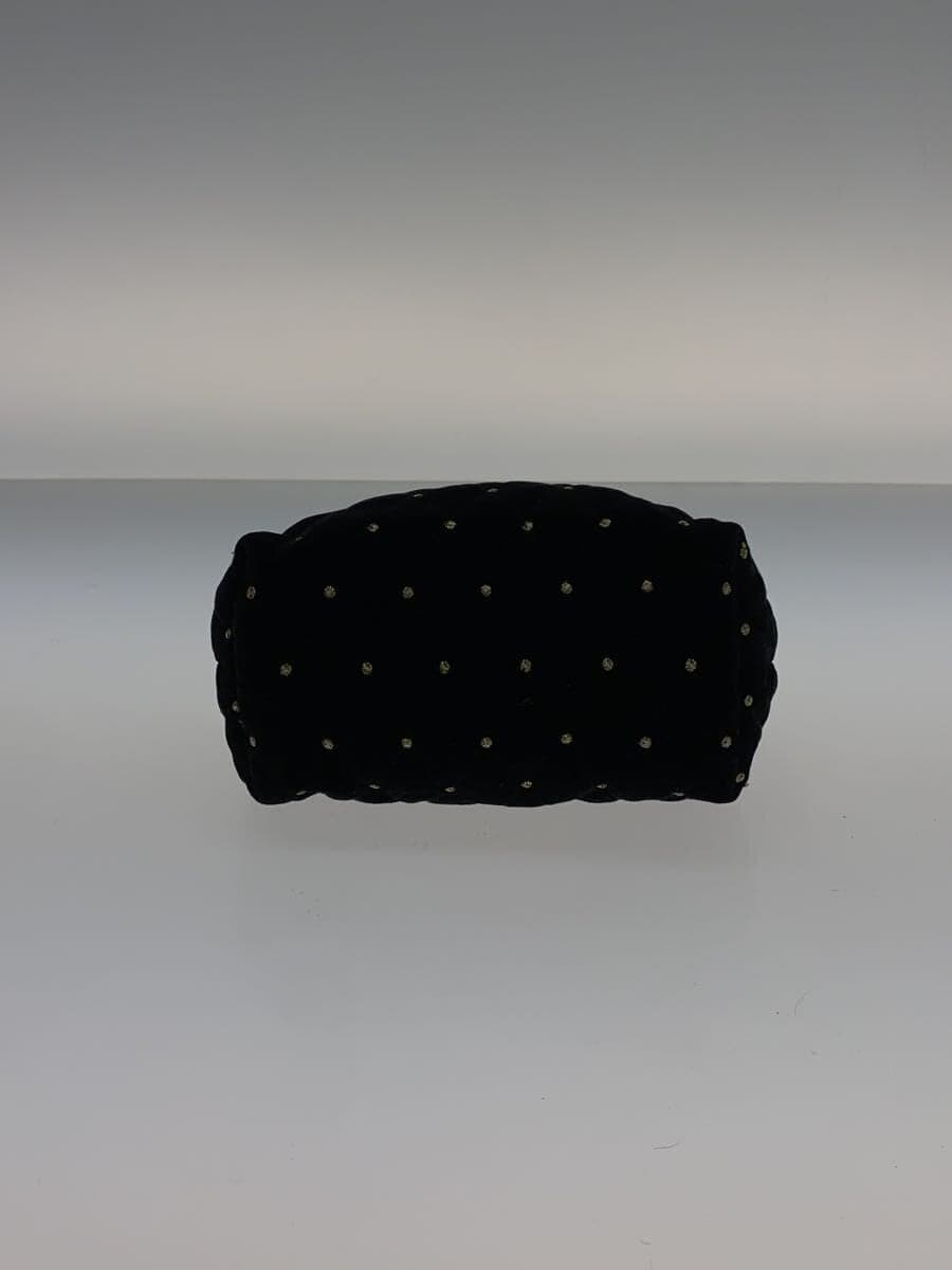 Bibiy. Frame purse Shoulder bag Cotton BLK All-over pattern 4