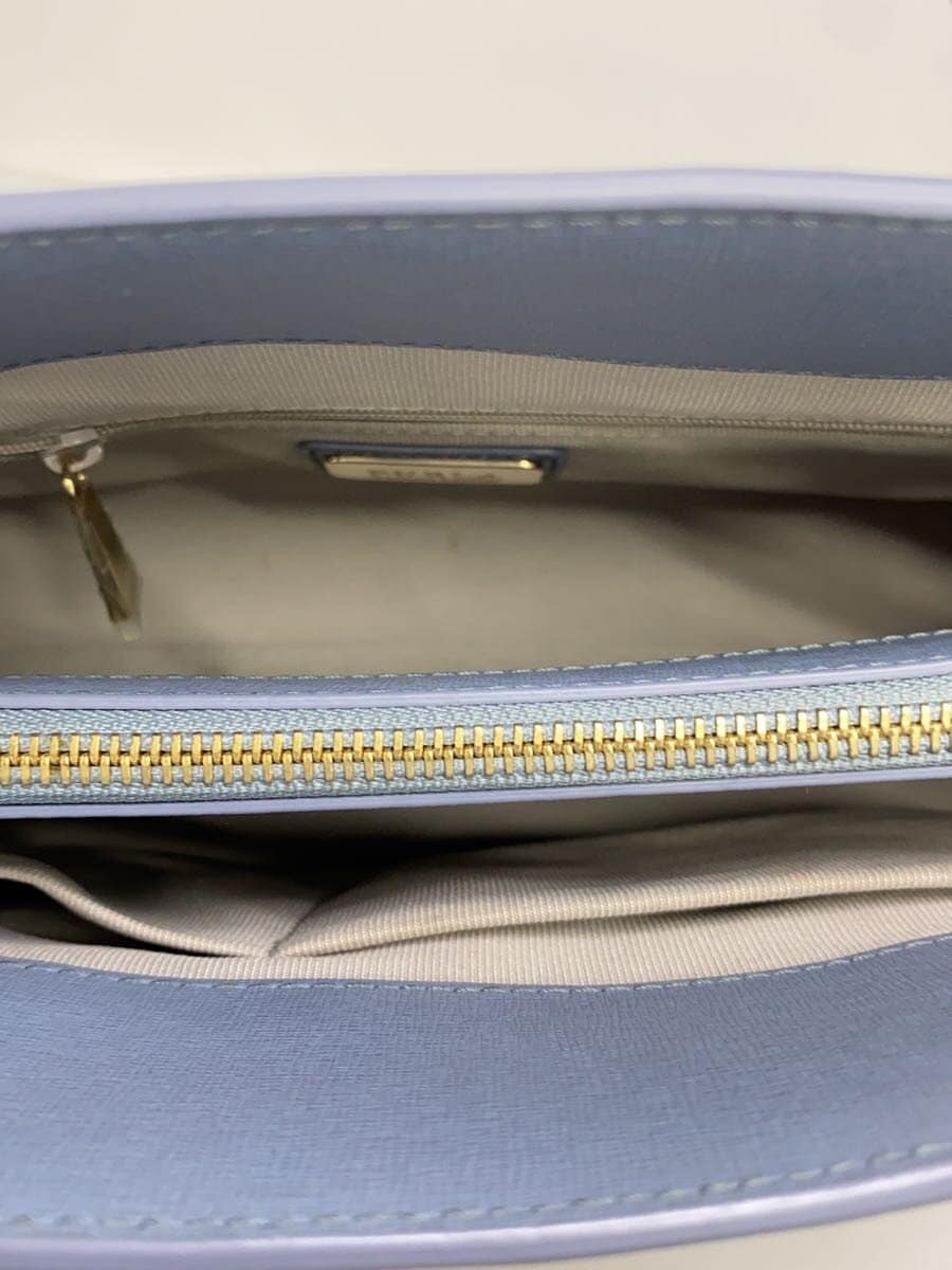 FURLA Handbag Leather BLU 6