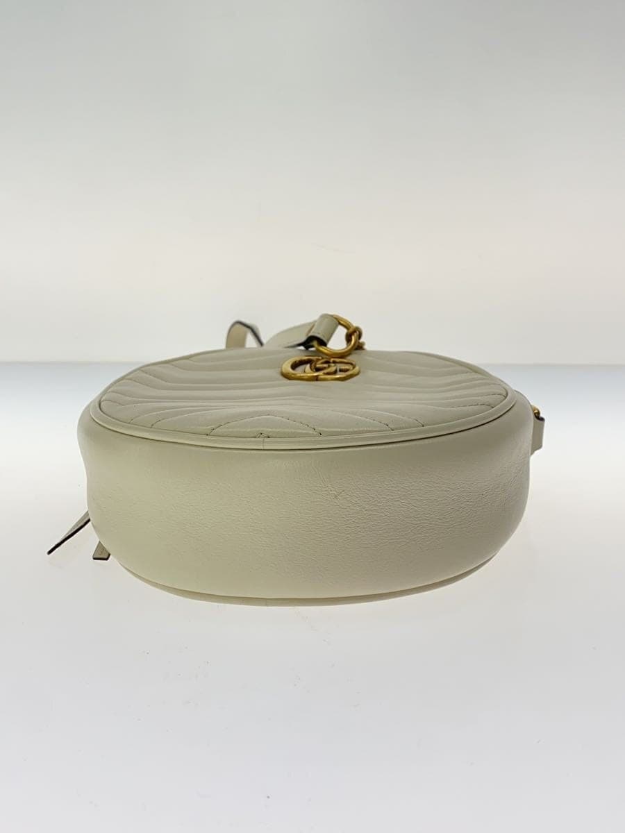 GUCCI Shoulder Bag_GG Marmont_Quilted Leather WHT Solid 550154 0OLET 9022 4