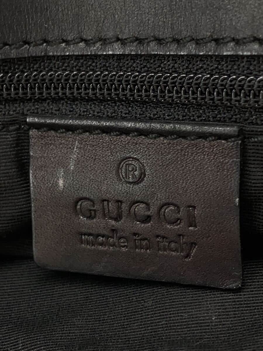 GUCCI Tote Bag_GG Canvas Canvas Black Allover Pattern 31243 5