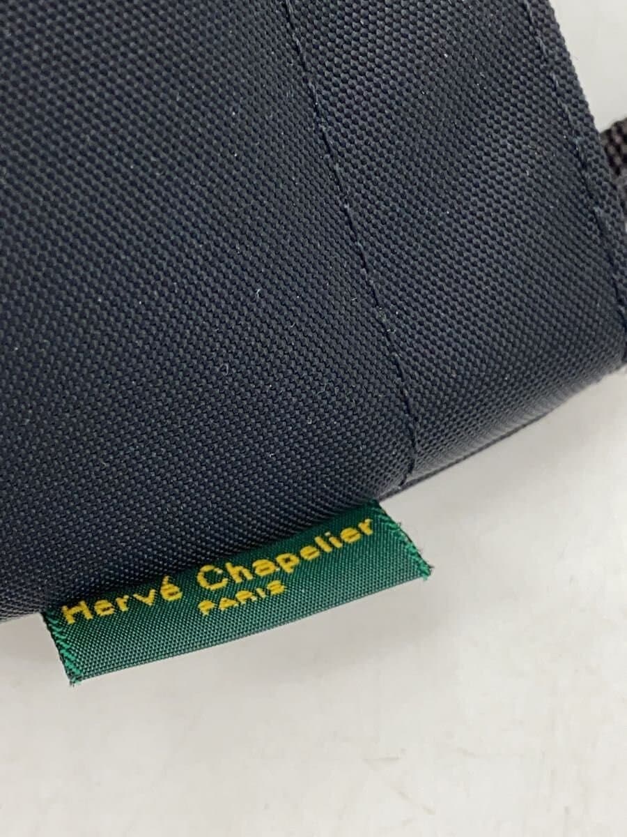 Herve Chapelier Nylon Boat Shape Shoulder Bag XS BLK Solid 5